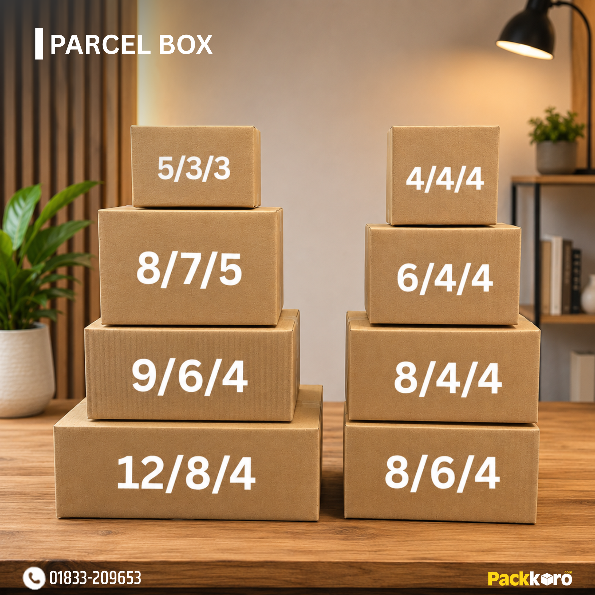 PARCEL BOX - NON PRINT -3 PLY