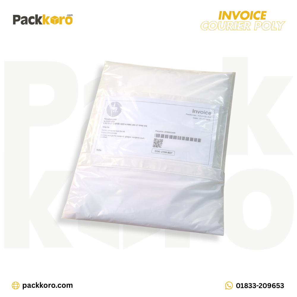 Invoice Pocket Mailer Poly Bag